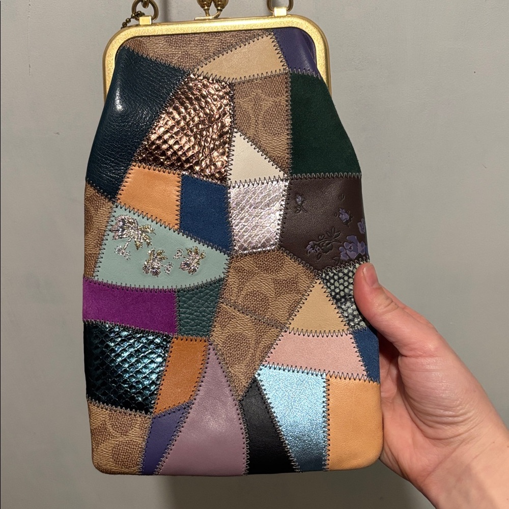 Coach Patchwork Leather Crossbody Bag in Multicolor - Picture 6 of 12